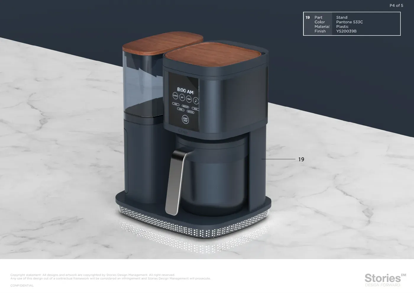 Cafetera de CLOEN